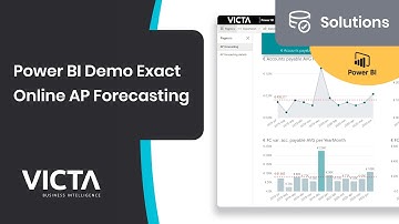 Victa Power BI Solutions - Power BI Demo Exact Online AP Forecasting