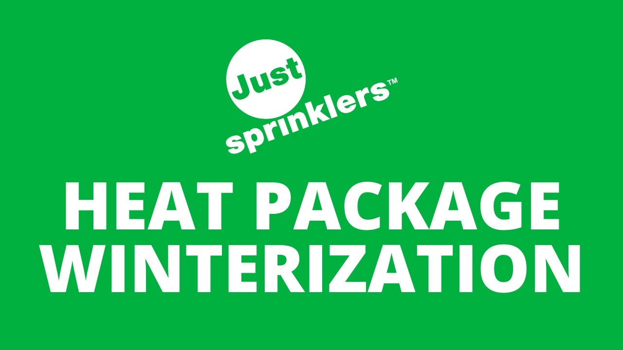 How to Install a Just Sprinklers™ Heat Package to Winterize your