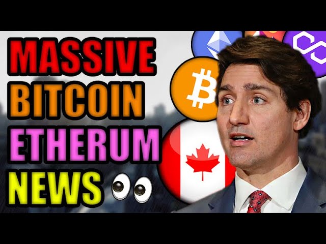 Canada Freezes Bank Accounts! Bitcoin News! Ethereum Users EXPLODING! Bank Moves into DECENTRALAND.
