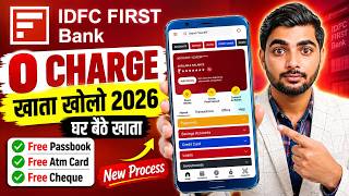 IDFC First Bank Saving Account opening online 2026 | IDFC Zero Balance Account Opening Online