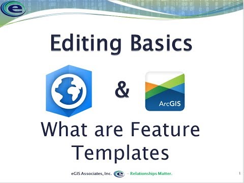 arcgis desktop editing basics feature templates youtube basics templates