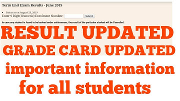 IGNOU NEW RESULT UPDATE GRADE UPDATED NEW NOTIFICATION JUNE RESULT 2019 INFORMATION