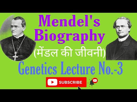 Video: Gregor Mendel: Biografi, Kreativitet, Karriere, Personlige Liv