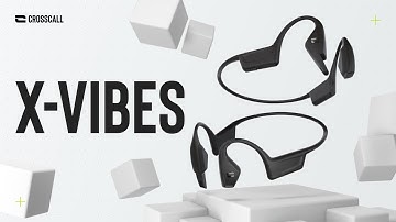 New CROSSCALL X-VIBES - Bone Conduction Bluetooth Headset