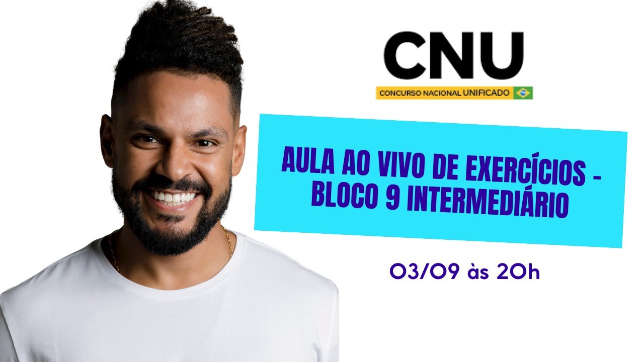 CNU - Exercícios de português - Bloco 8 e 9 (Intermediário) - FGV