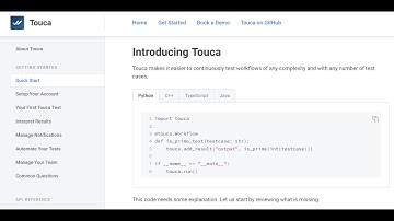 Pejman Ghorbanzade "Continuous Regression Testing Using Touca SDK for Java" 2021/11/10