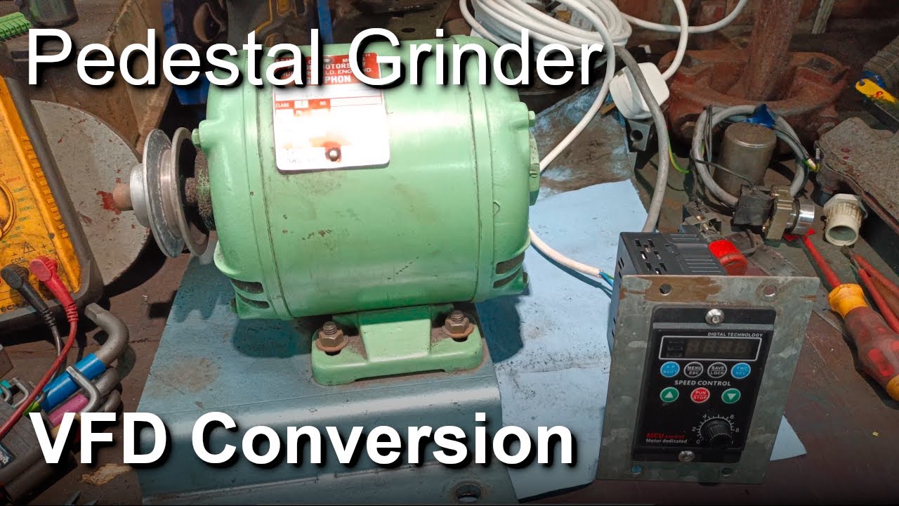Pedestal Grinder VFD Conversion YouTube