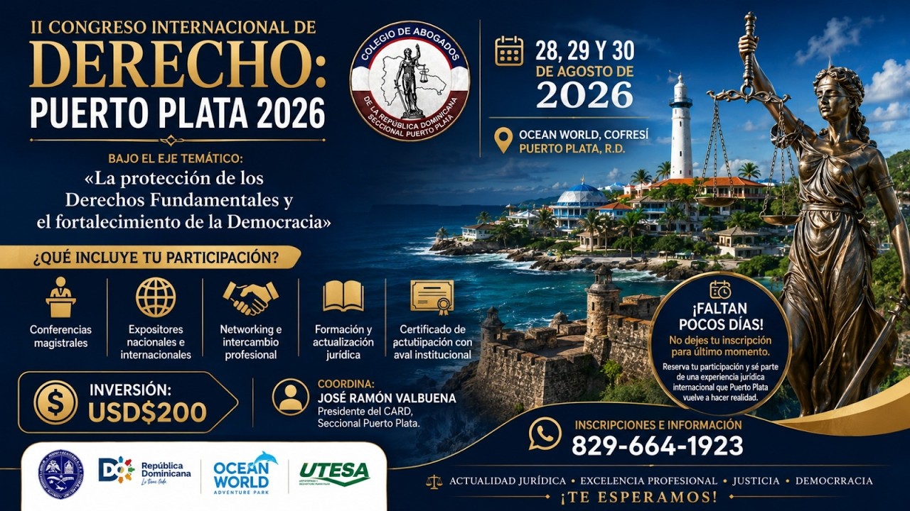 II Congreso Internacional de Derecho   Puerto Plata 2026