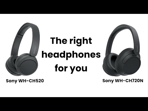 Sony WH-CH720N-Noise Canceling Wireless Bluetooth Headphones- Black 