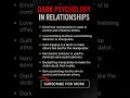 Dark Psychology in Relationships: Gaslighting,Manipulation & Narcissistic Trait Explained #birdtrend