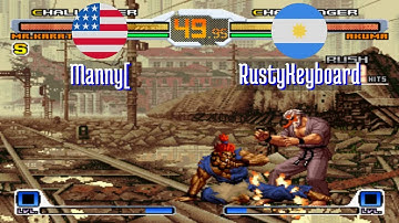 FT5 @svcsplus: Manny[ (US) vs RustyKeyboard (AR) [SNK vs Capcom svc Fightcade] Nov 27