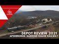 Обзор техники Апшеронской узкоколейки 2021 / Depot overview Apsheronsk narrow-gauge railway 2021