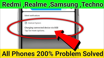 Android Device Charging Problem Charging Connected Device Via USB Problem Solve | all Phones solved