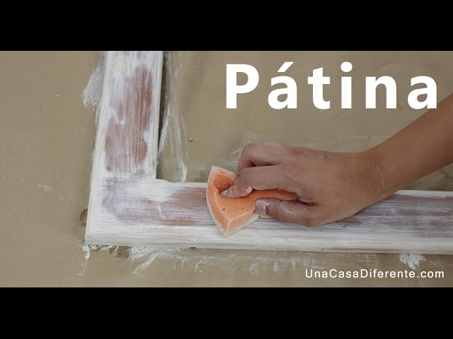 Soplar Automáticamente Resolver Cómo pintar madera con efecto envejecido pátina - YouTube