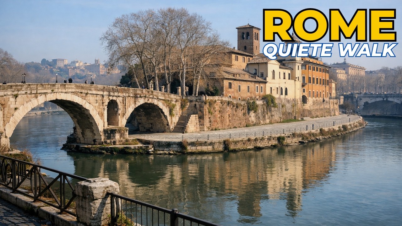 Рим, Италия: Откройте Рим как НАСТОЯЩИЙ римлянин | 4K Roma Walks