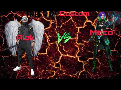 Free Fire Custom Alok Vs Moco - Like and suscribe - YouTube