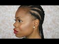 How to Cornrow Your Own Hair | Beginner Friendly | MariaAntoinetteTV