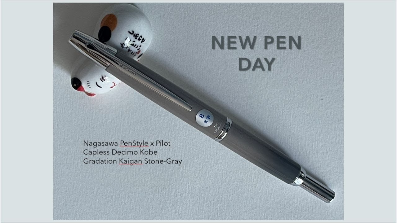 New Pen Day ~ Unboxing #Pilot Vanishing Point x Nagasawa Kobe