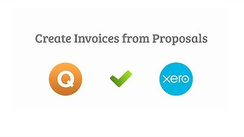 Quote Roller and Xero Integration Video