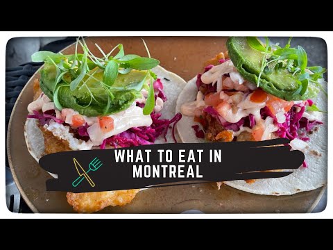 Video: Montreal-restaurante: luukse laataandspyskaarte