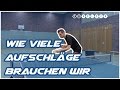 Wie viele Aufschläge braucht man im Tischtennis - TT HELDEN