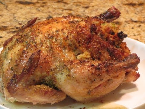 Decadent Stuffed Cornish Game Hen