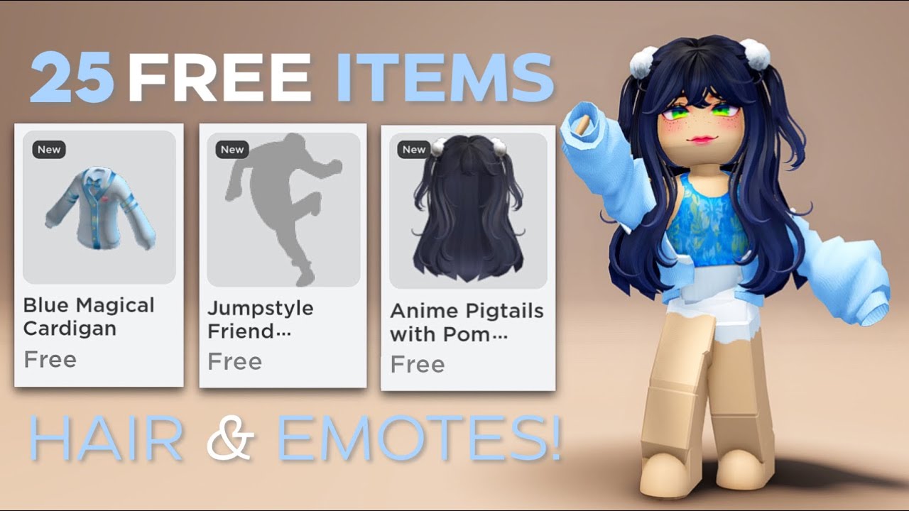 NEW FREE UGC HAIR , and the rest onsale for only 50 robux 💞 lmk of an