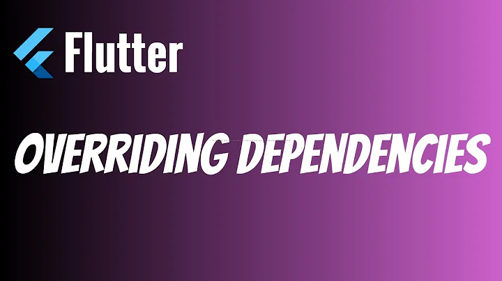 Flutter: Overriding Dependencies | Solving Version Conflicts