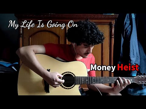 My Life Is Going On (Money Heist) Simple Guitar Cover learned from YouTube