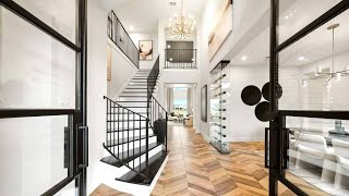 Breathtaking Luxury Tour! Exquisite Home Design & Decor | Modern House Tour Leather kitchen Cabinets