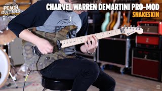 Famous No Talking...Just Tones | Charvel Warren DeMartini Signature Pro-Mod | Maple - Snakeskin Wealth