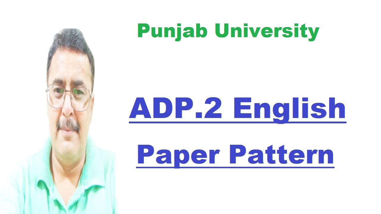ADP-Associate Degree in Arts Paper Pattern Punjab University - YouTube