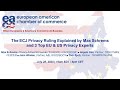 The ECJ Privacy Ruling Explained by Max Schrems and 3 Top EU & US Privacy Experts