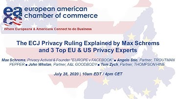 The ECJ Privacy Ruling Explained by Max Schrems and 3 Top EU & US Privacy Experts