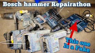 Repairing a bunch of Bosch GSH11E Hammers , number 4 is a shocker.