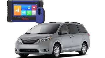 2011+ Toyota Sienna Key Programming autel im508
