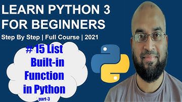 List in python | List Built in Function Examples in Python
