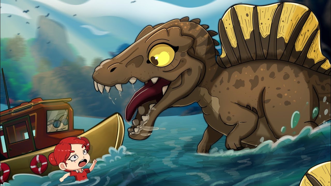 Baby Spino (Spinosaurus) | Jurassic World rebirth - Animation 3