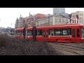 (12.03.12) Tramwaje w Katowicach (tymczasowy odcinek jednotorowy)