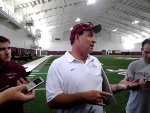 fsu football predictions Jimbo Fisher on FSU's first scrimmage