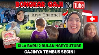 Gaji YouTube Arsy Vlog | Gila Baru 2 bulan NgeYoutube  Gajinya Sudah Segini 🤑🤑