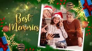 Merry Christmas Slideshow   Happy New Year 2025   After Effects Template 2025