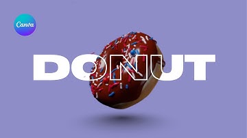 Trending Transparent Typography Design in Canva | Canva Tutorial for Beginners