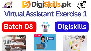 virtual assistant exercise 1 batch 8|virtual assistant exercise |digiskills batch 08| #exercise1VA