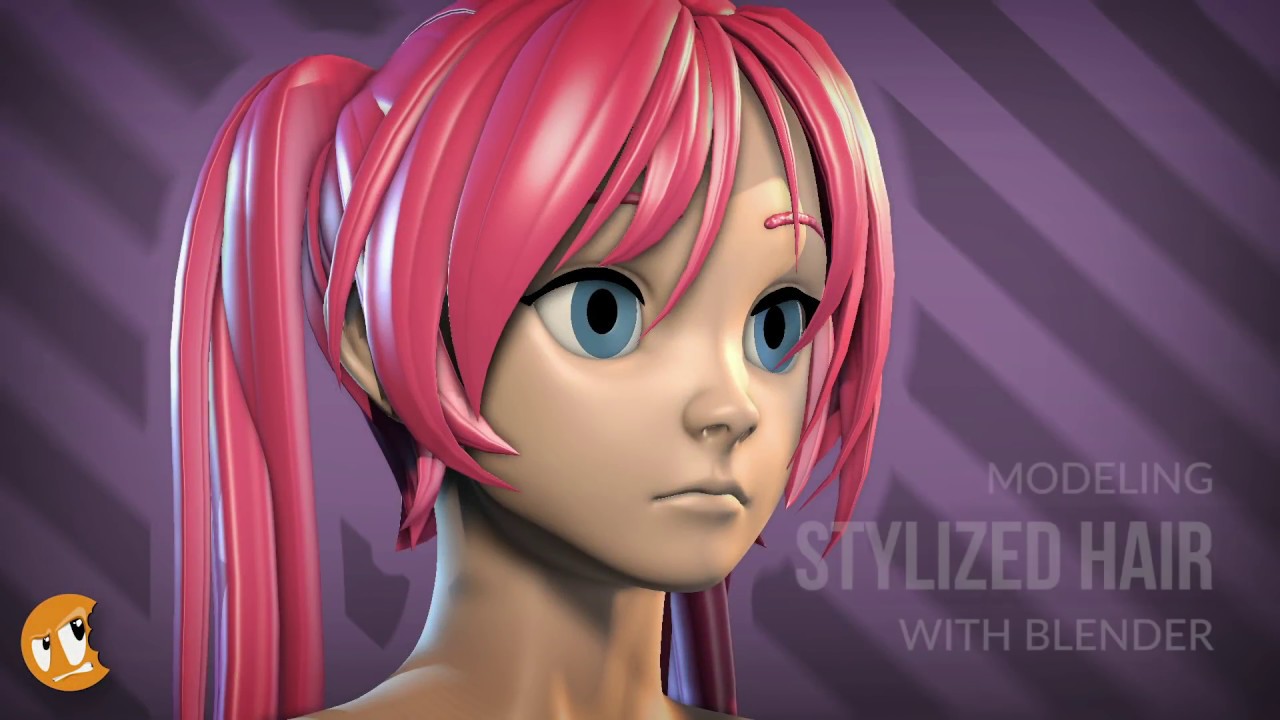 つまり髪型が大事 Blenderで作るアニメ系ヘアースタイルのチュートリアル Cg Geeks