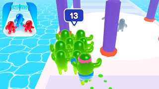Join Blob Clash 3D  All Levels Gameplay Android, iOS