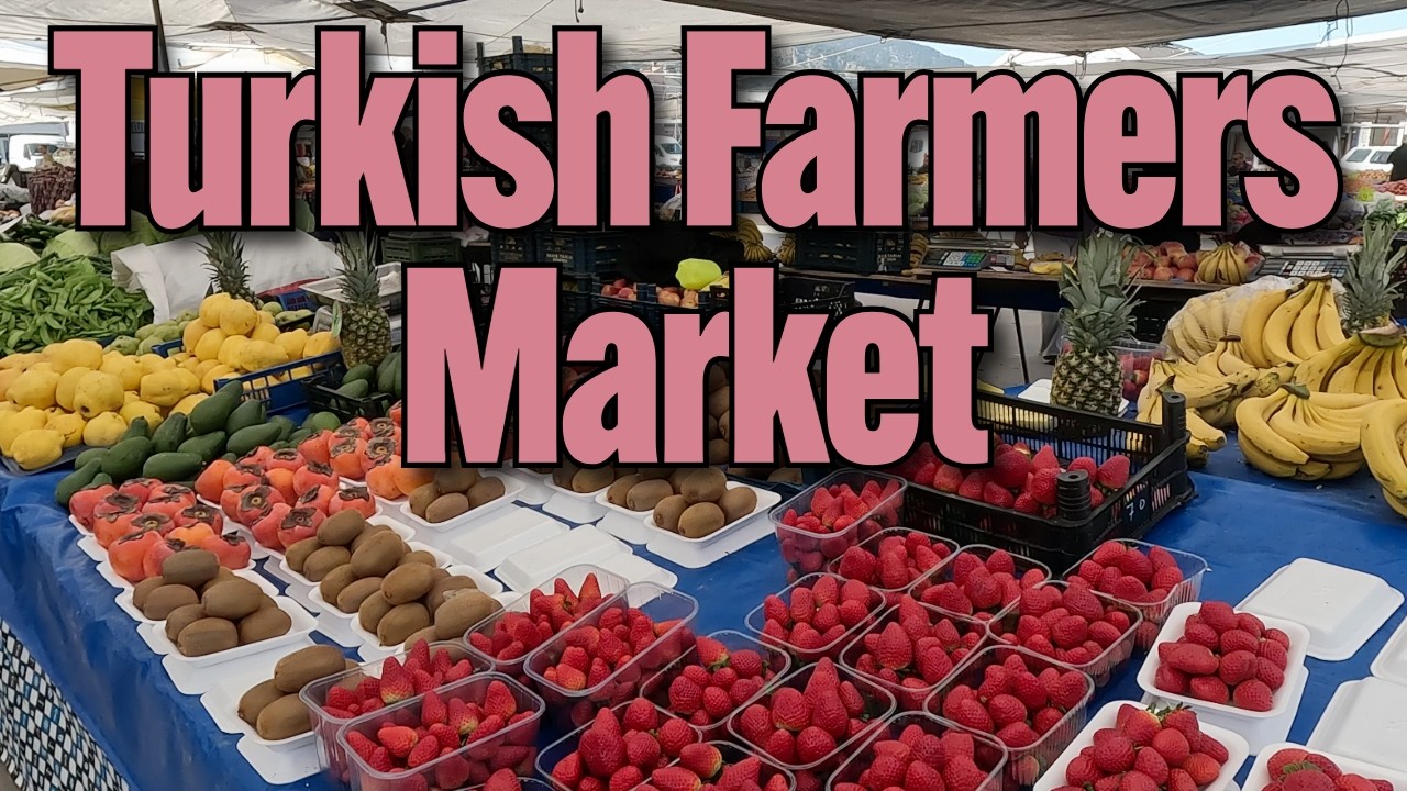 Fethiye’s New Taşyaka Farmers Market | Relaxing Market Walk in Türkiye (Turkey)
