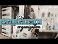 SMALL BATHROOM ORGANIZATION IDEAS 2021 / RENTER FRIENDLY BATHROOM ORGANIZATION IDEAS