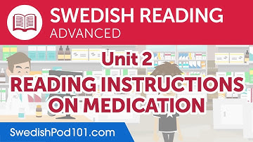 Swedish Advanced Reading Practice - Reading Instructions on Medication