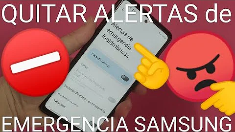 ¿Cómo elimino las alertas de emergencia en mi Samsung?